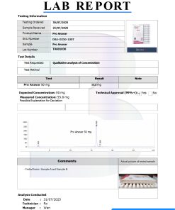 Alternative view of Anavar Pro® 50mg (100 Tablets)